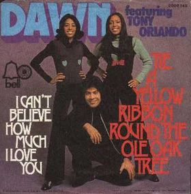 Tony Orlando and Dawn Tie a Yellow Ribbon Round the Ole Oak Tree
